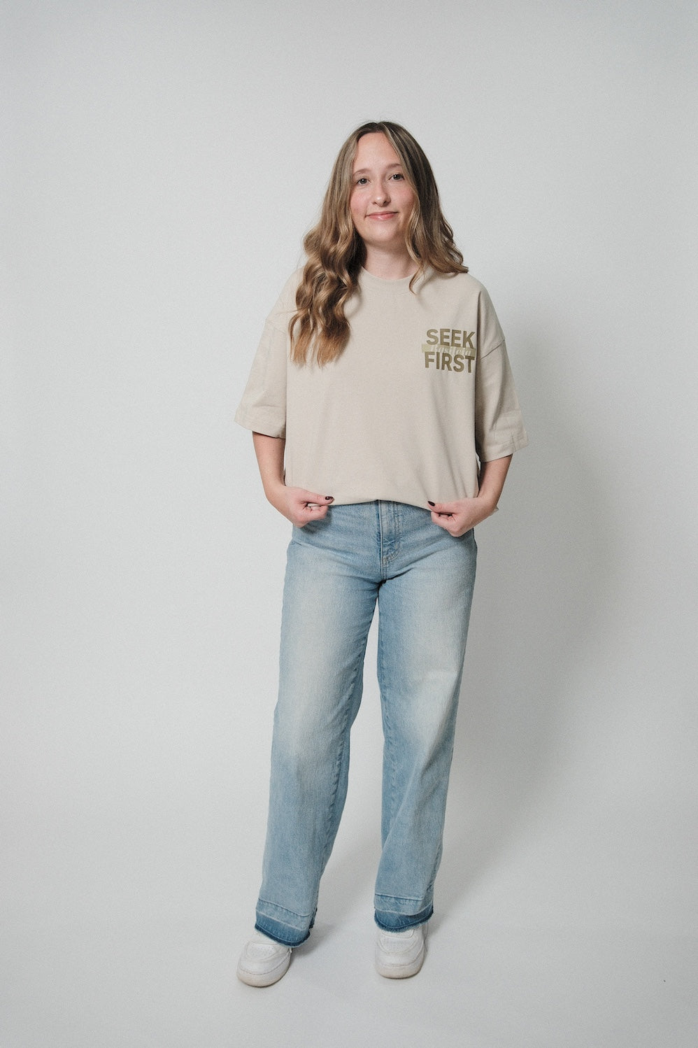 Seek First Basileia Tee - Avocado