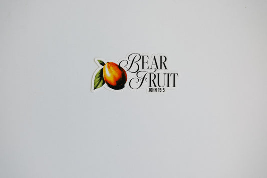 Bear Fruit Sticker