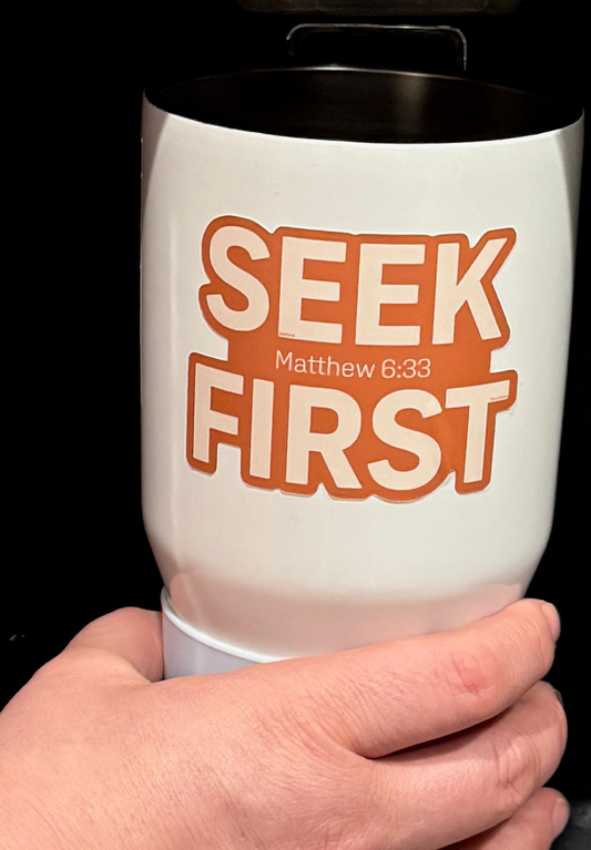 Seek First Sticker