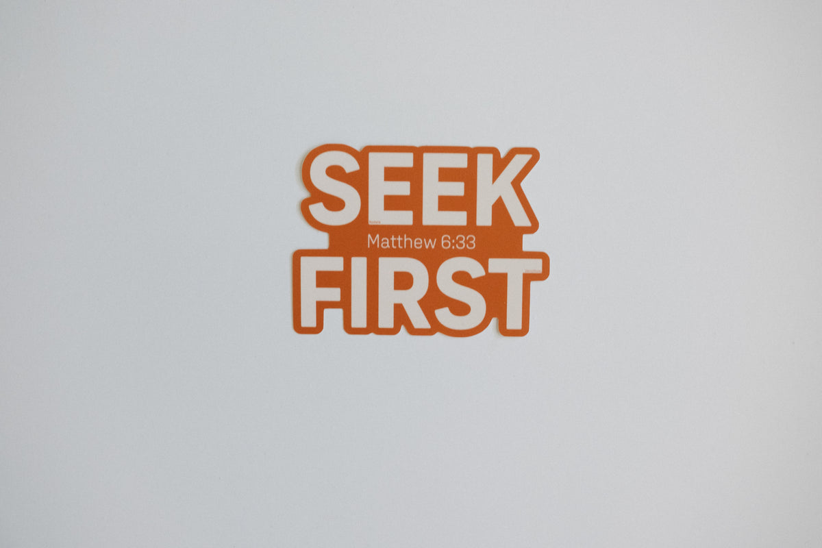 Seek First Sticker