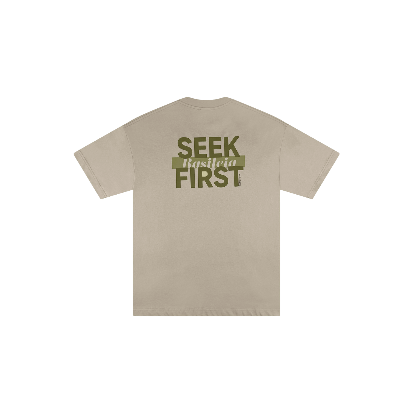 Seek First Basileia Tee - Avocado